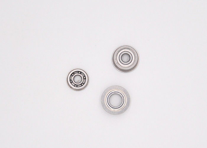 FR166ZZ Flanged Ball Bearing High Precision ABEC5 / ABEC3 Chromes Steel Stainless Steel supplier