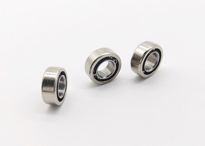 Low Friction Torque Stainless Steel Ball Bearing Low Vibration Design Size 3*8*4mm 1