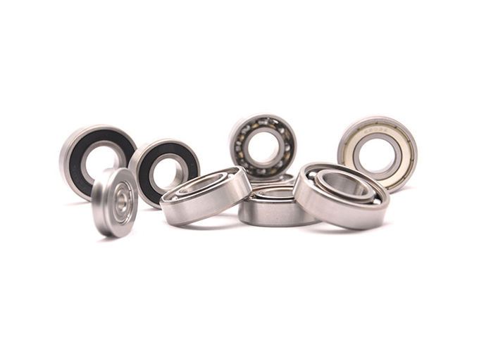 Low Vibration 60 Series Ball Bearing 6006ZZ Size 30*55*13mm SGS Approved 0